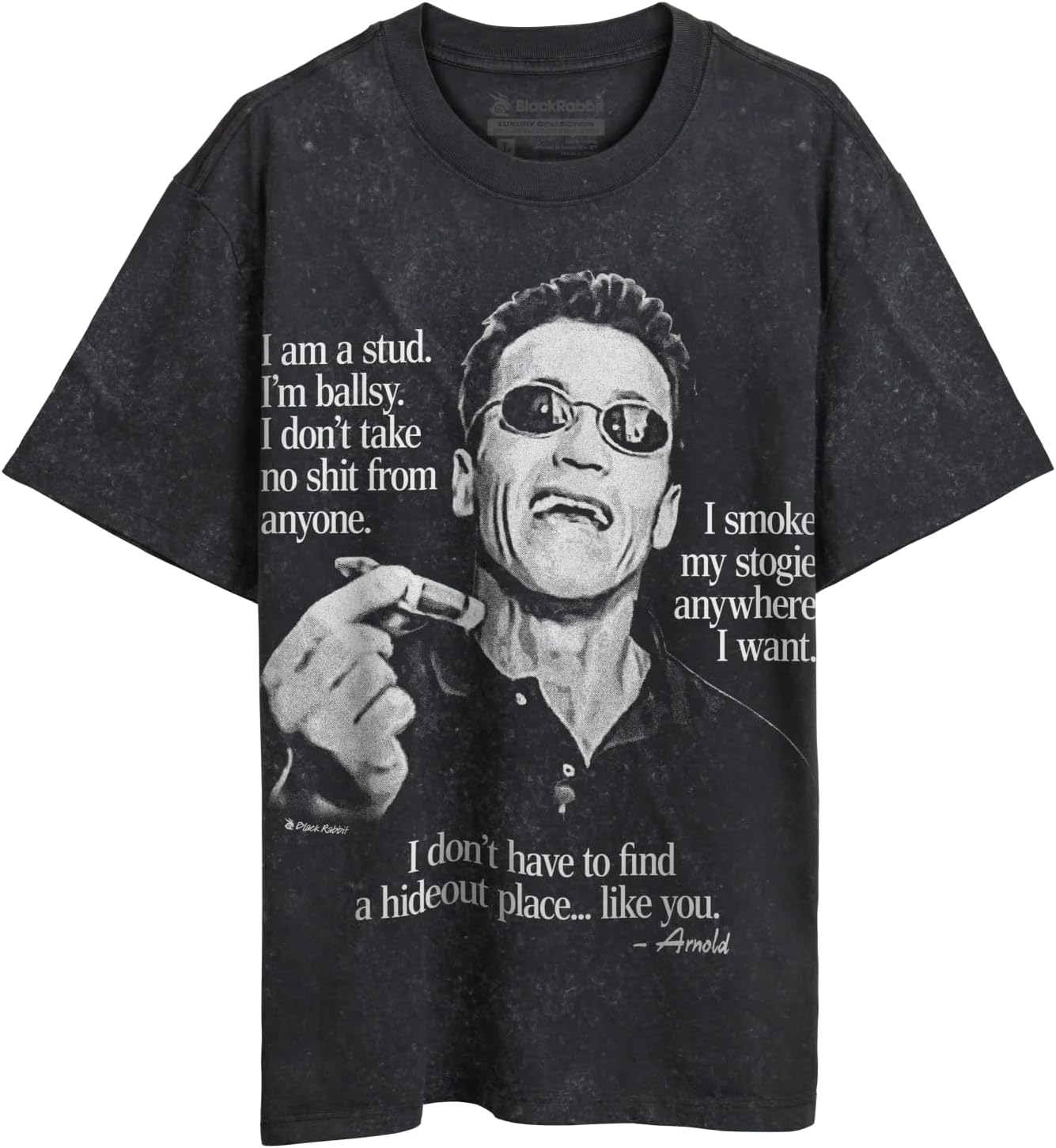 Arnold I Am A Stud Funny Stogie Speech Video Unisex Classic T-Shirt