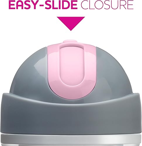 Miniatura 4 de Chicco Vaso con pajilla abatible de 9 onzas, vaso para beber para niños pequeños con popote de silicona suave, sin derrames, fácil de limpiar, sin