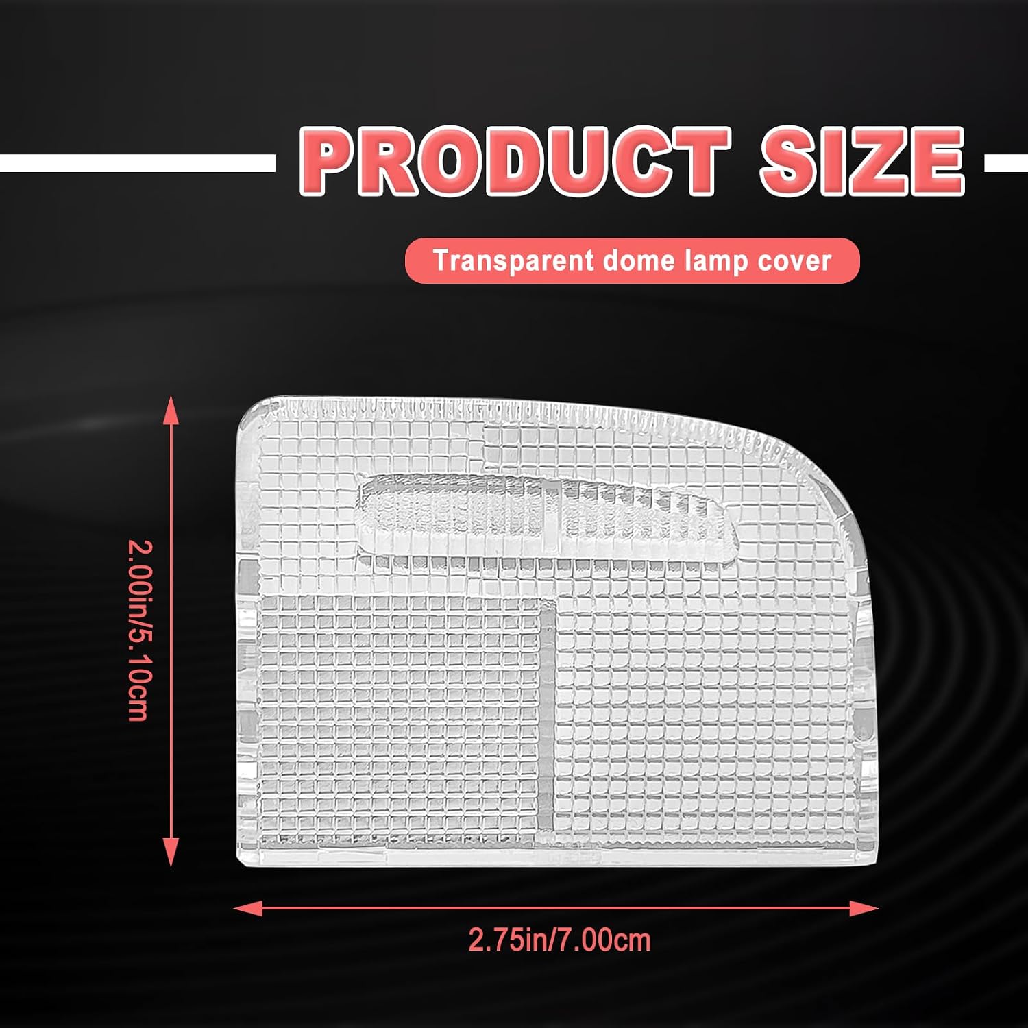 Interior Dome Light Cover Roof Map Light Lens Compatible with Honda CR-V 2007-2020, Accord 2003-2020, Civic 2006-2020, Fit 2009-2013 2015-2020 etc, Replace #34401-SDA-A21 & 34402-SDA-A21