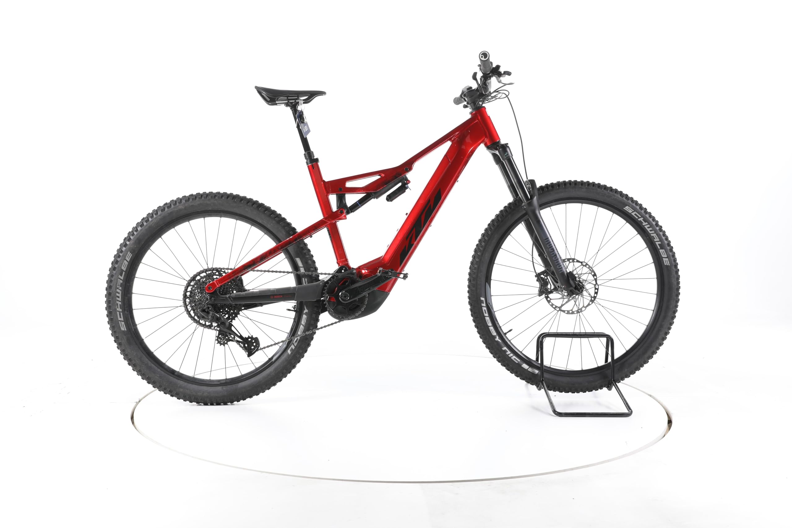 KTM E Bike Macina Kapoho 7973 E-Bike Fully Damen Herren 29/27,5 Zoll Elektrofahrrad, 85 Nm 750 Wh, 12 Gänge, RockShox Federgabel Hydraulische Scheibenbremse 184-194 cm rot (Generalüberholt)