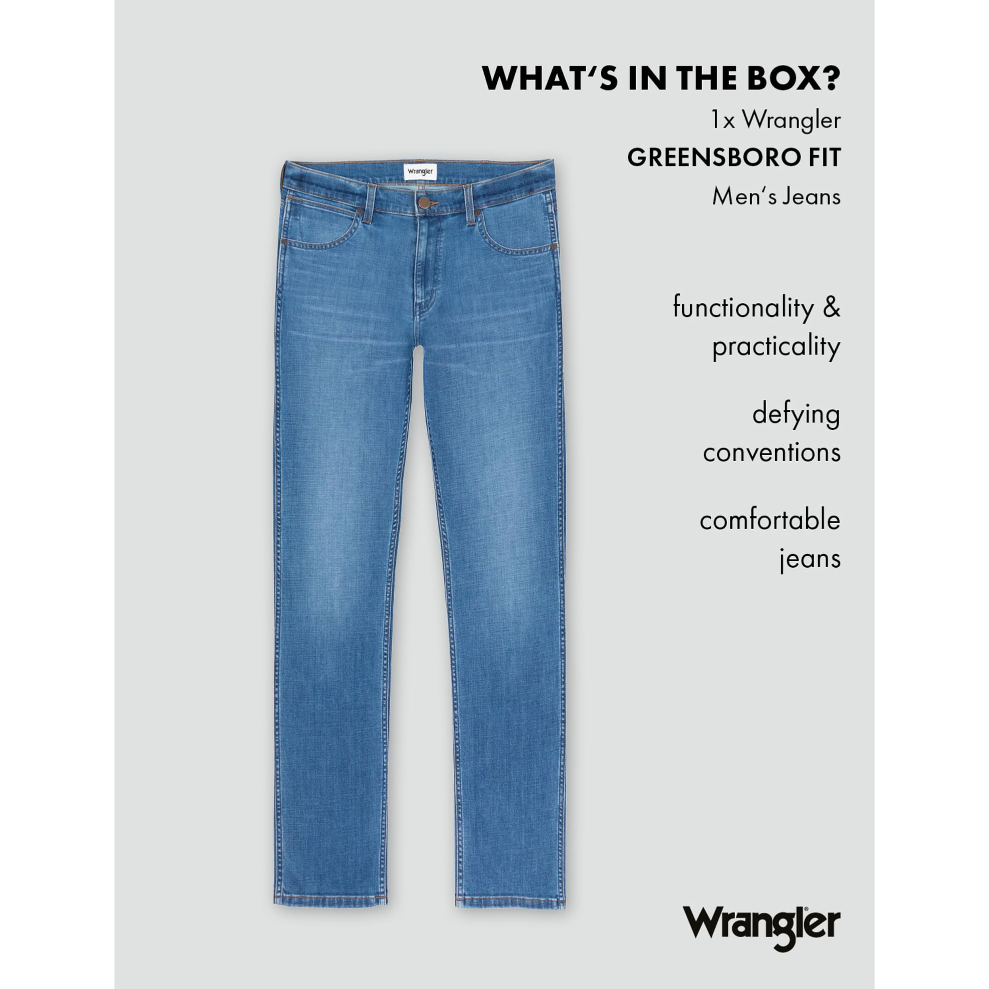 Wrangler GREENSBORO - Dżins Mężczyźni