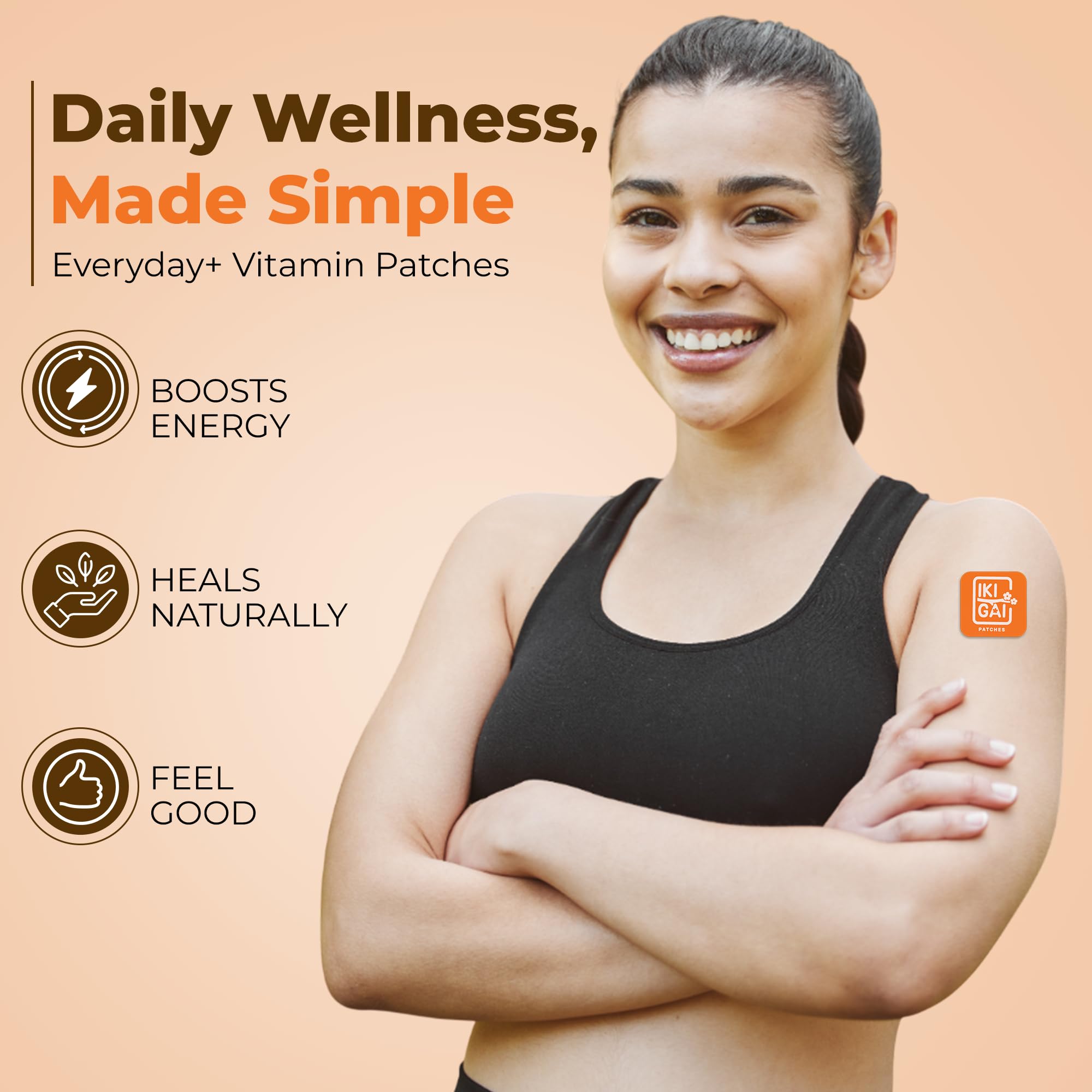 Everyday+ Patches with Vitamin D3, Magnesium, Zinc | Easy-to-Use Skin | Daily Immunity, Bone & Muscle Support | Natural absorption of supplement for better health (90 Patches) — Amazon image 7