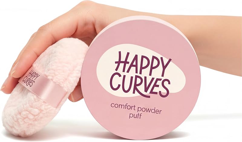 HAPPY CURVES Puff para aplicação de pó corporal