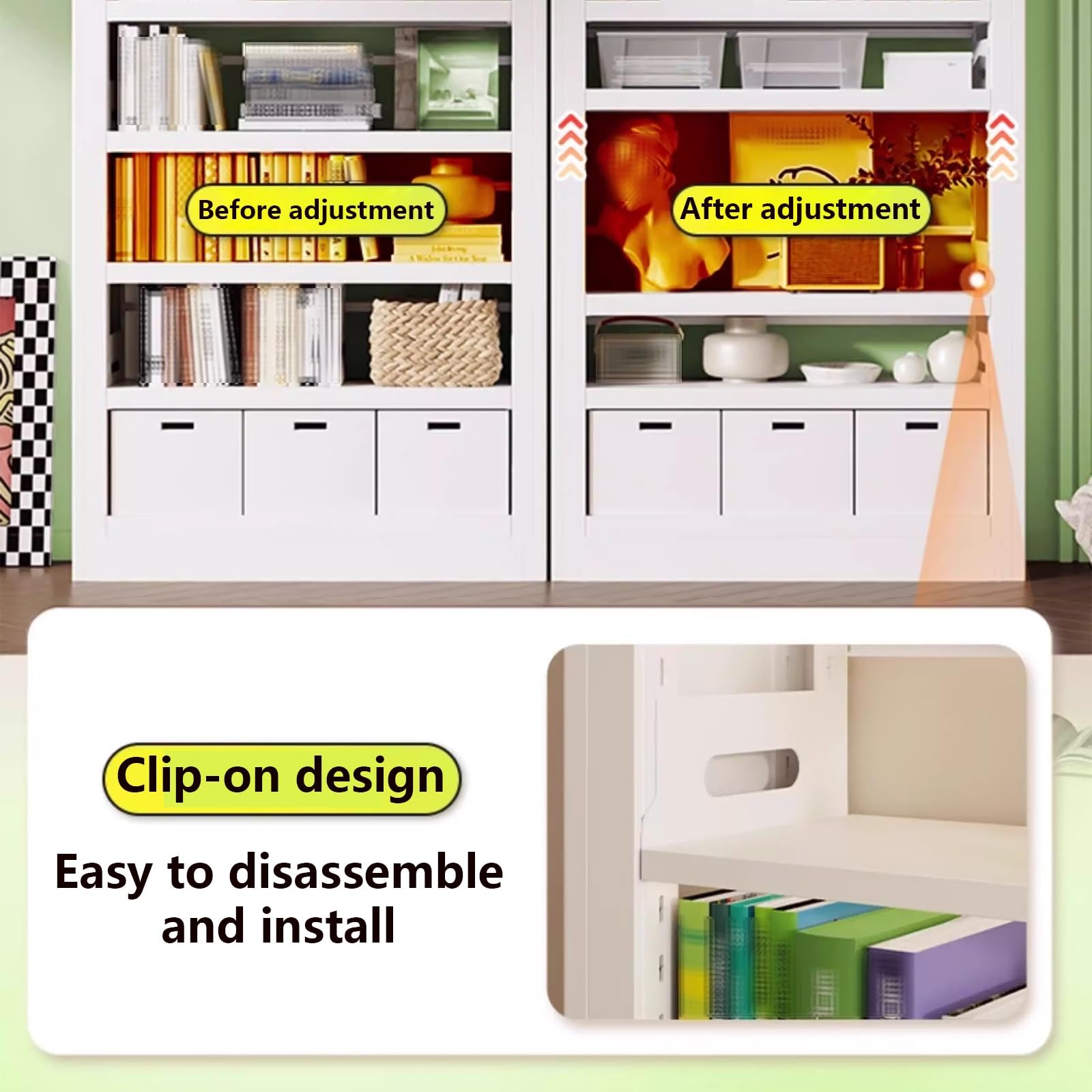 Scaffale da Cucina Salvaspazio Scaffalatura Materiale in Acciaio Laminato a Freddo Pannelli Laterali Forati Adatto a Cucine, Camere da Letto Scaffalatura Metallo(70 * 30 * 120cm)