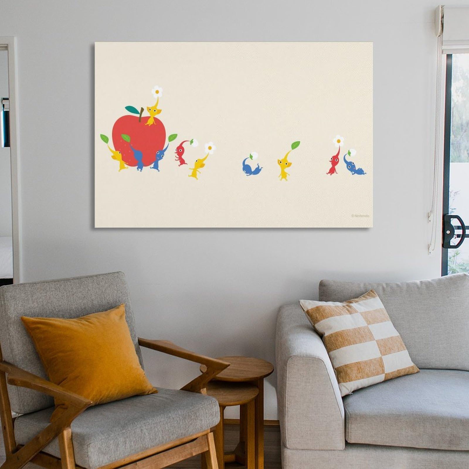 Amazon.co.jp: ピクミン 壁掛けアート ポスター インテリア 絵画