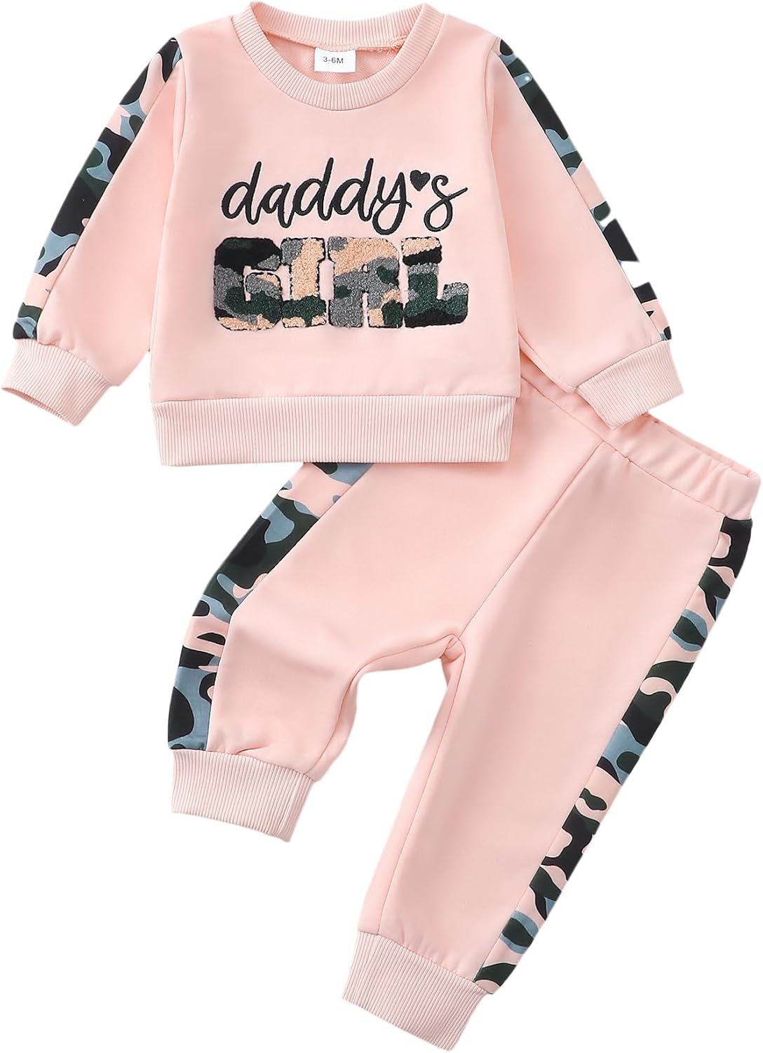Mikrdoo Toddler Baby Girl Clothes Pants Set Toddler Pullover Tops Fall Winter Outfits