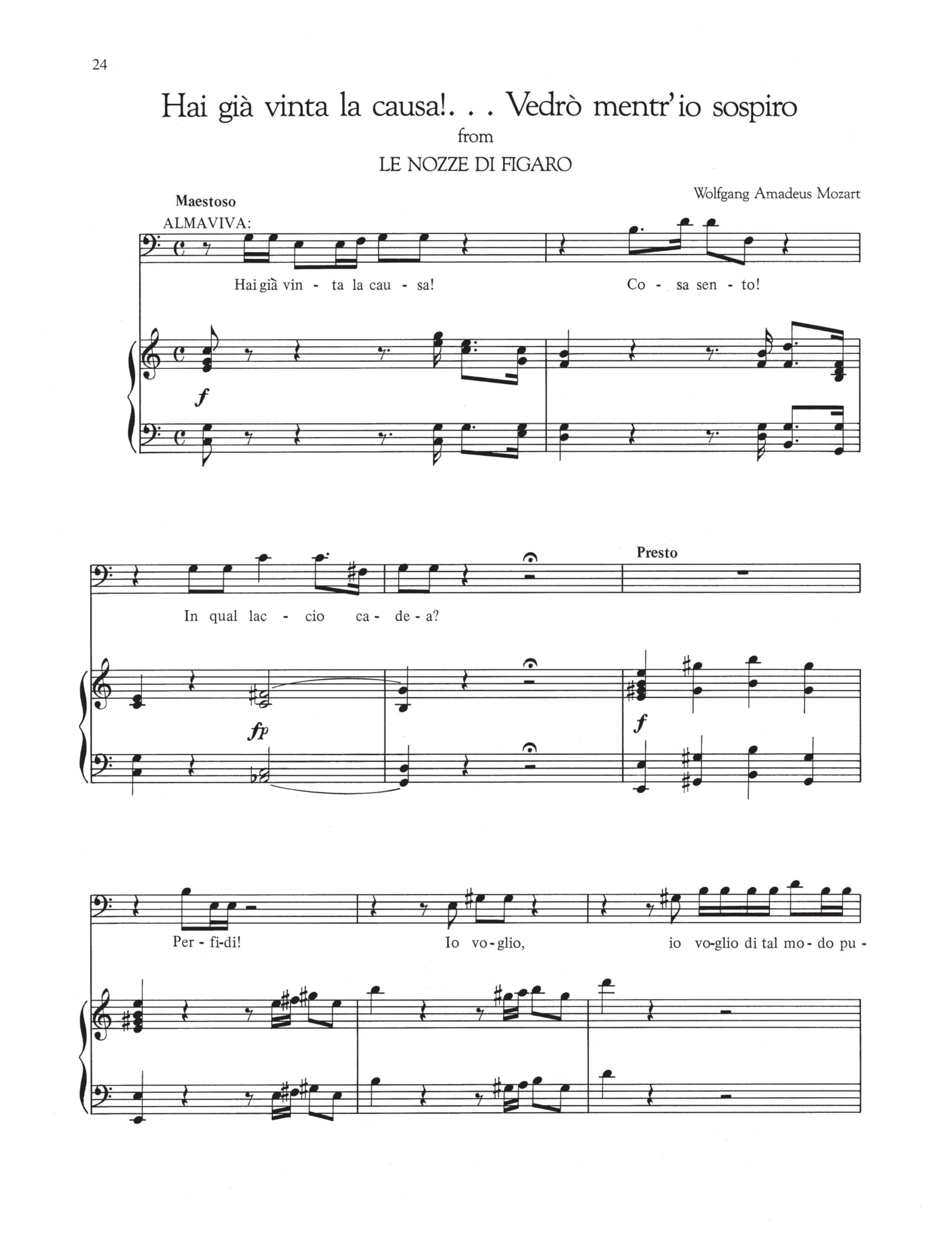 Arias for Baritone