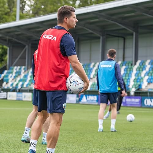 Miniatura 3 de FORZA Icon - Balón de fútbol con certificación de calidad FIFA, tamaños 3, 4, 5, construcción híbrida premium con superficie texturizada 3D para un