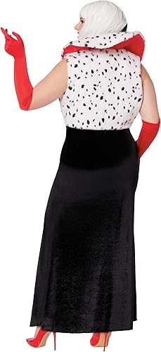 Miniatura 4 de Spirit Halloween 101 Dálmatas - Disfraz de Cruella para adultos - Villanos de Disney  Licencia oficial  Disfraz de TV y película