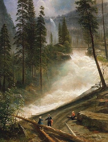Posterazzi PDX50843Large Nevada Falls, Yosemite Albert Bierstadt - Póster (23.6 x 35.8 in), multicolor disponible en Yaxa Guatemala