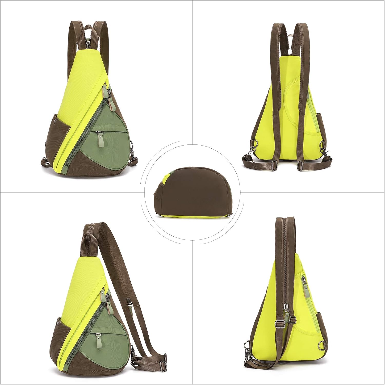 KL928 Nylon Sling Bag - Small Crossbody Backpack Shoulder Casual Daypack Multipurpose Rucksack for Men Women - Image 9