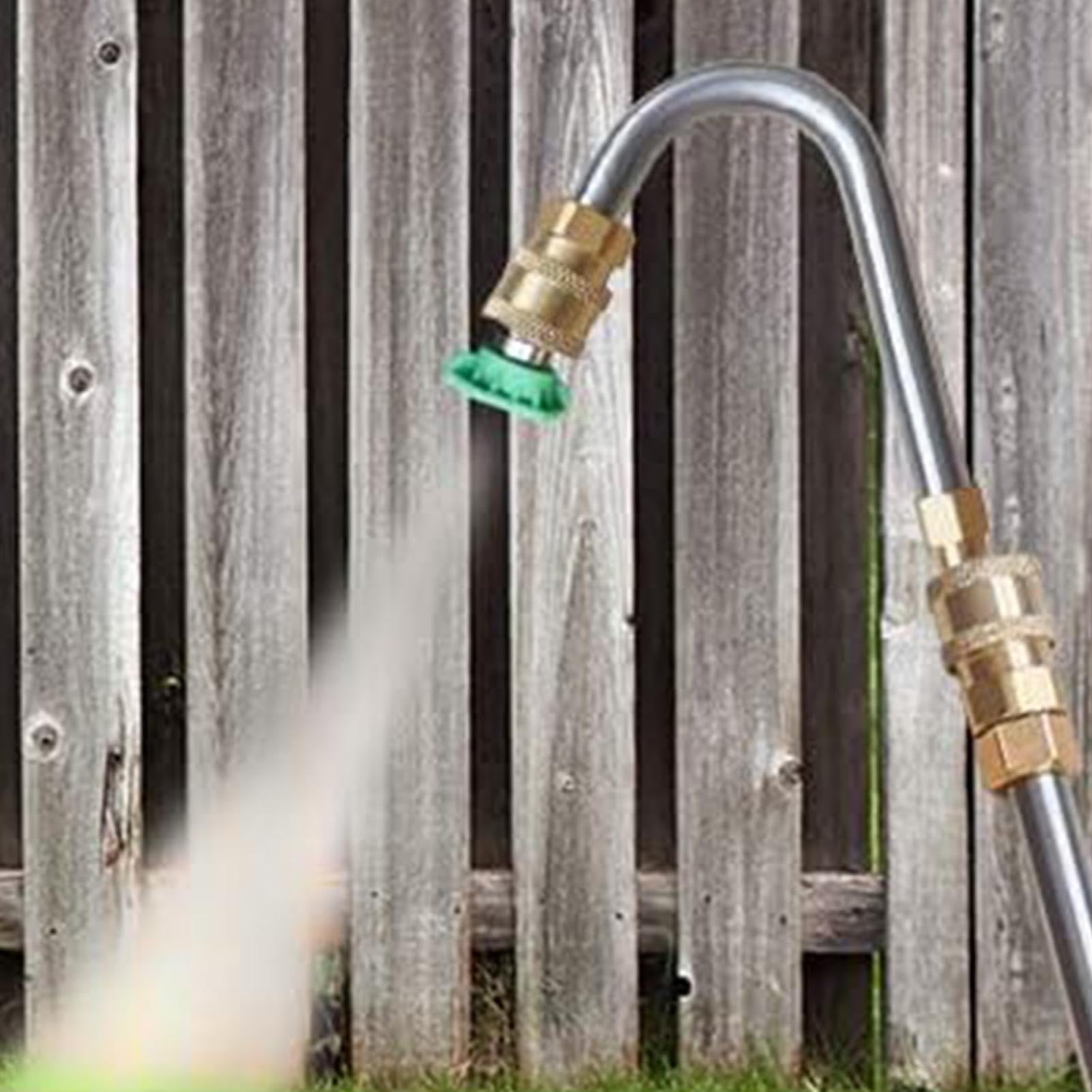 Varilla de extensión para hidrolavadora Kit con Lanza Telescópica para | Tubo de Extensión para Limpiador de Canaletas Para Hogar Jardín Patio Trasero Terraza Entrada Valla Pa