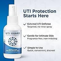 Vista 2 de UTI Guard - Spray de prevención de infecciones urinarias - externo, sin enjuague, suave y discreto, 3.4 onzas líquidas