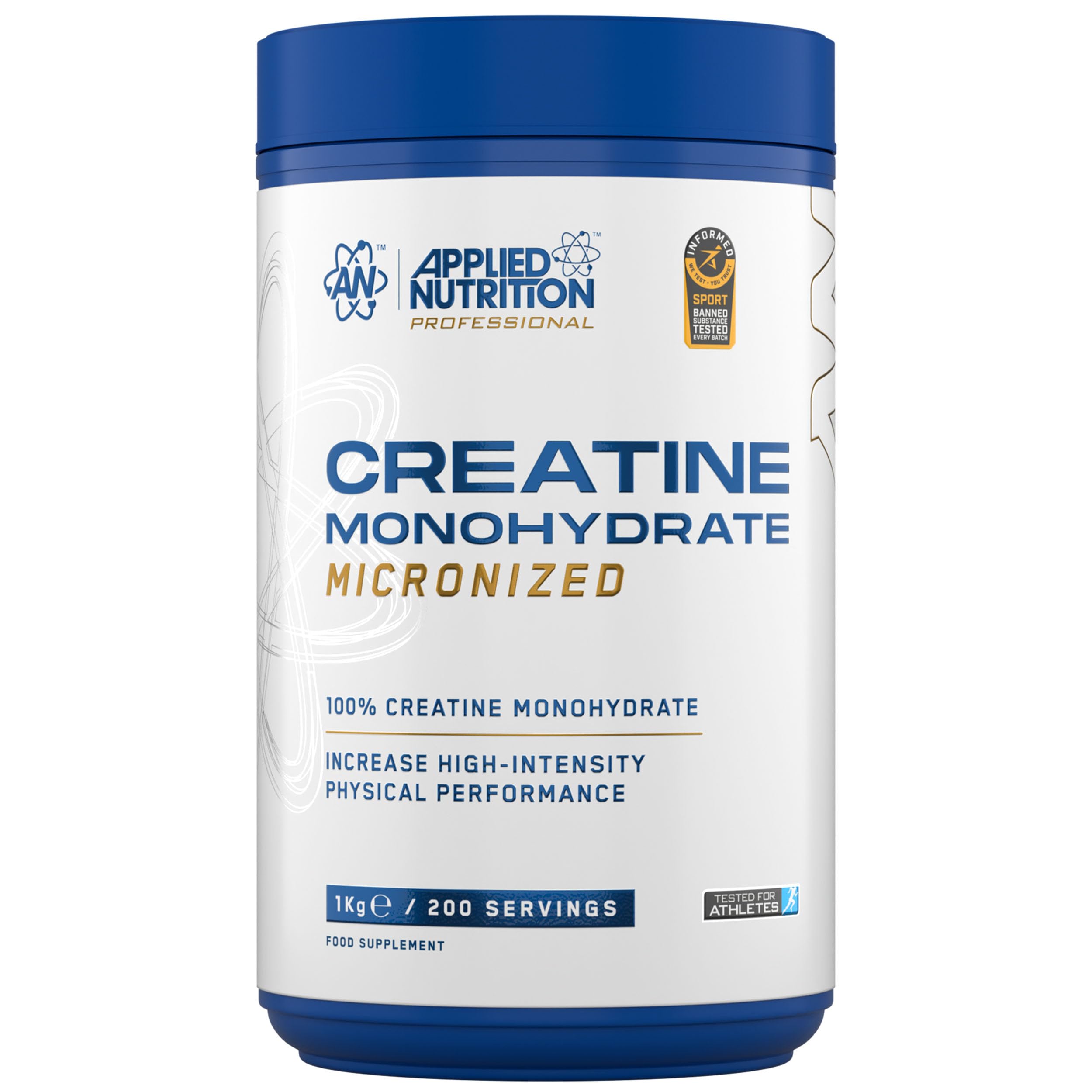 Applied Nutrition Creatine Monohydrate Powder Unflavoured 1kg