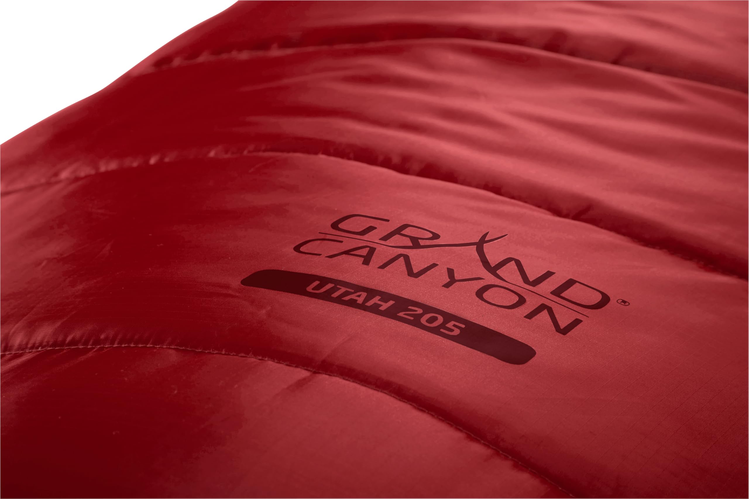 Grand Canyon Unisex – śpiwór dla dorosłych Utah 205, czerwony Dahlia, rozmiar uniwersalny