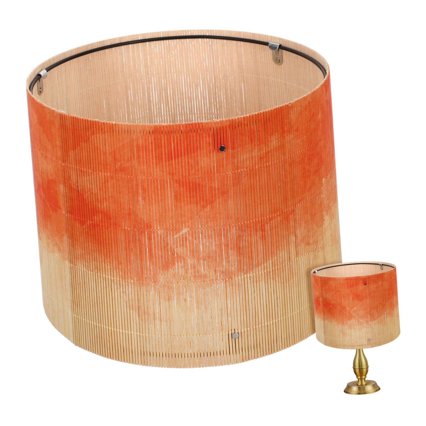 OSALADI Abażur Bambusowy Abażury Abażur Tkany Ręcznie Abażur Rzymski Bambusowy Abażur Vintage Bambusowy Abażur Do Stołowej Abażur Dekoracyjny Vintage Abażur Do Abażur Zamienny