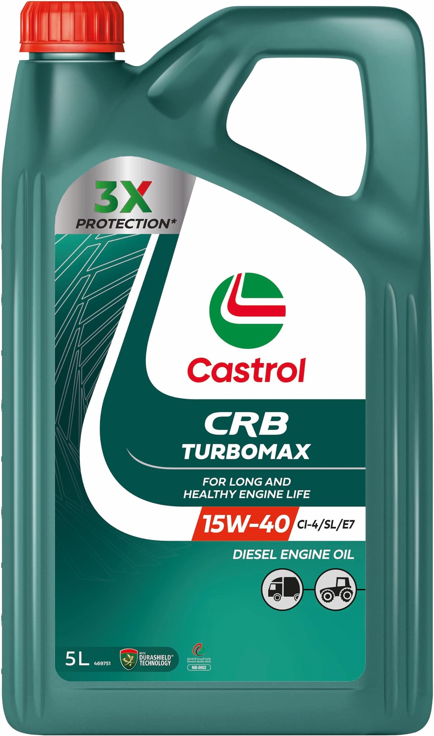 CRB TURBOMAX Diesel Engine Oil - 15W-40 CI-4/SL/E7 – 5 L