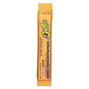 Sqwincher 060100-OR Sugar-Free Qwik Stik, 0.11 oz. Tube, Orange Pack of 500