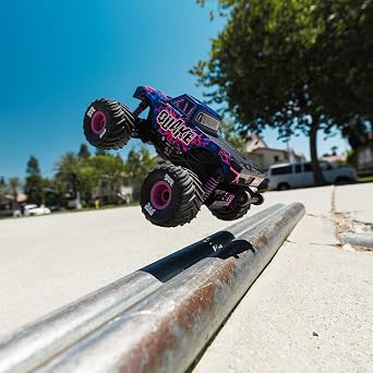 ARRMA 1/16 Quake GROM 4X4 RTR Brushed Monster Truck, Purple | RC Truck, Battery & Charger Included, ARA2137T3