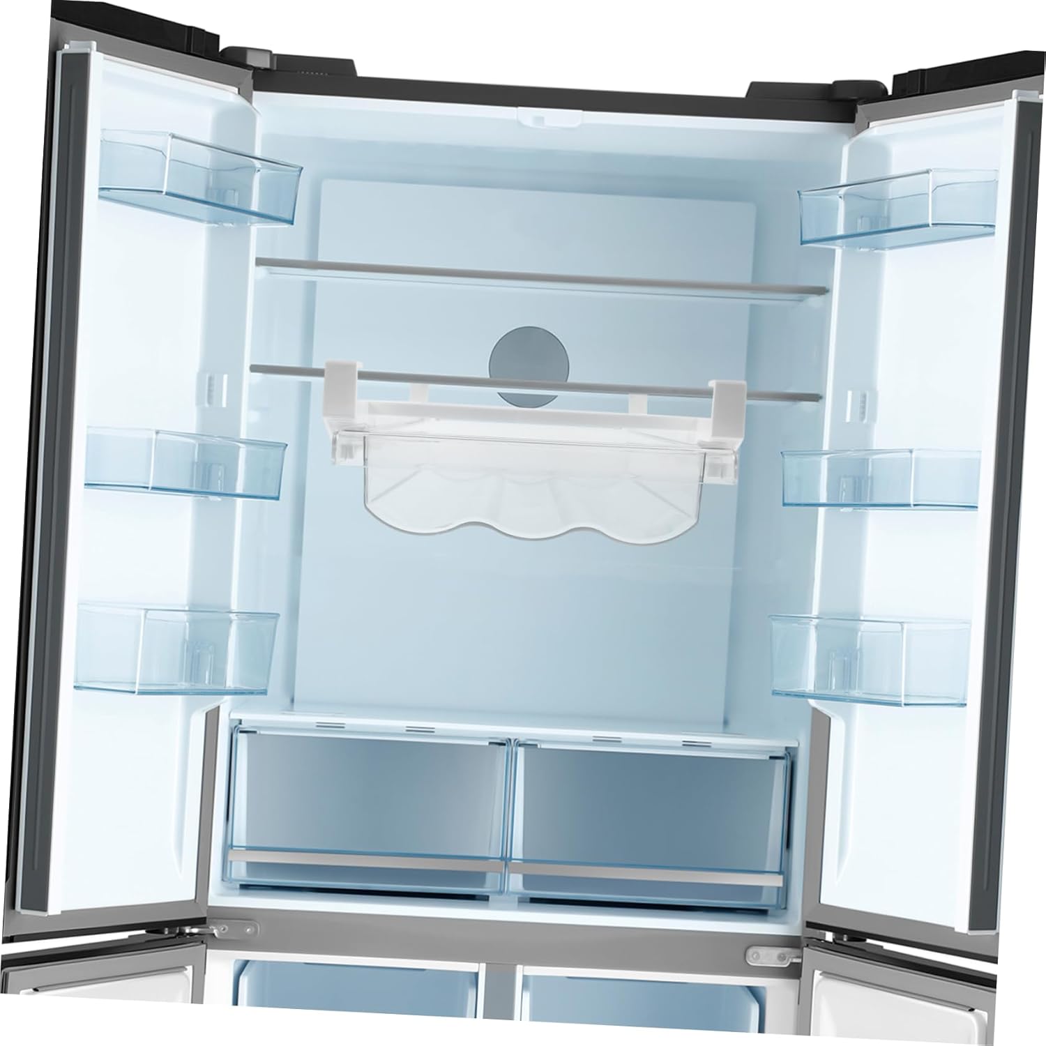 jojofuny 1set Convenient Style Holder Refrigerator Organizer Thickened Tray Storage for Home and Farm Use