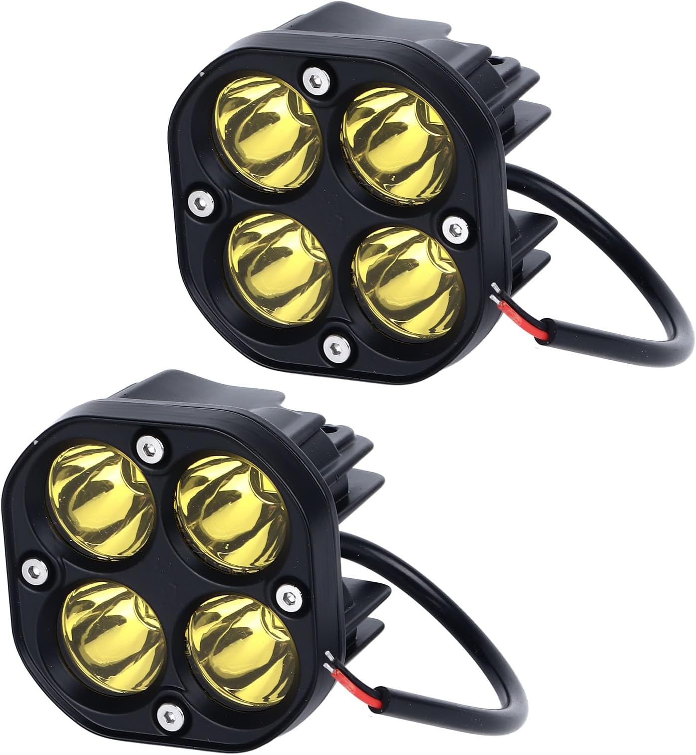 – LED Pods Square Work Light Compact LED Square Spotlight Work Light, 3