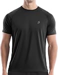 Roadbox Mens Sun Protection Swim Shirt, UPF 50+ Short Sleeve UV Rash Guard, Quick Dry Water T-Shirt for Surf Running Workout
