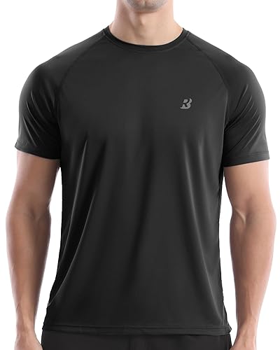 Roadbox Men's Rash Guard Short Sleeve, UPF 50+ UV Sun