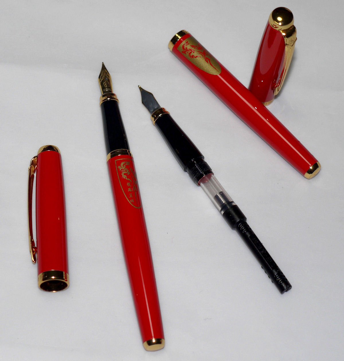 Amazon | 万年筆 【英雄】HERO 中国雑貨 西安民俗工芸美術品 文房具