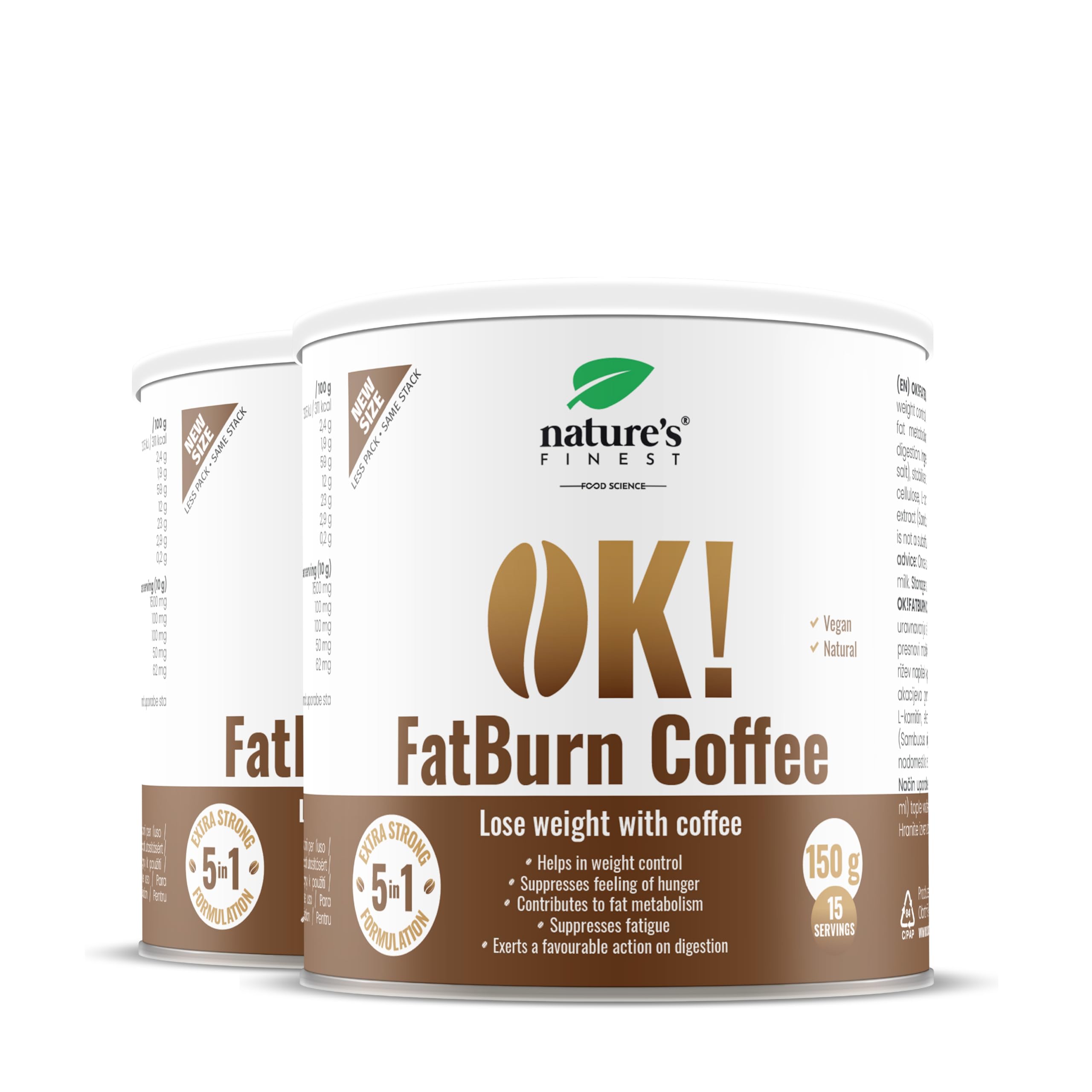 Sponsored Ad – Coffee, Functional Instant Coffee with L-Carnitine, Guarana and Elderberry, Keto-Friendly Powder, 150g (Pack of 2)