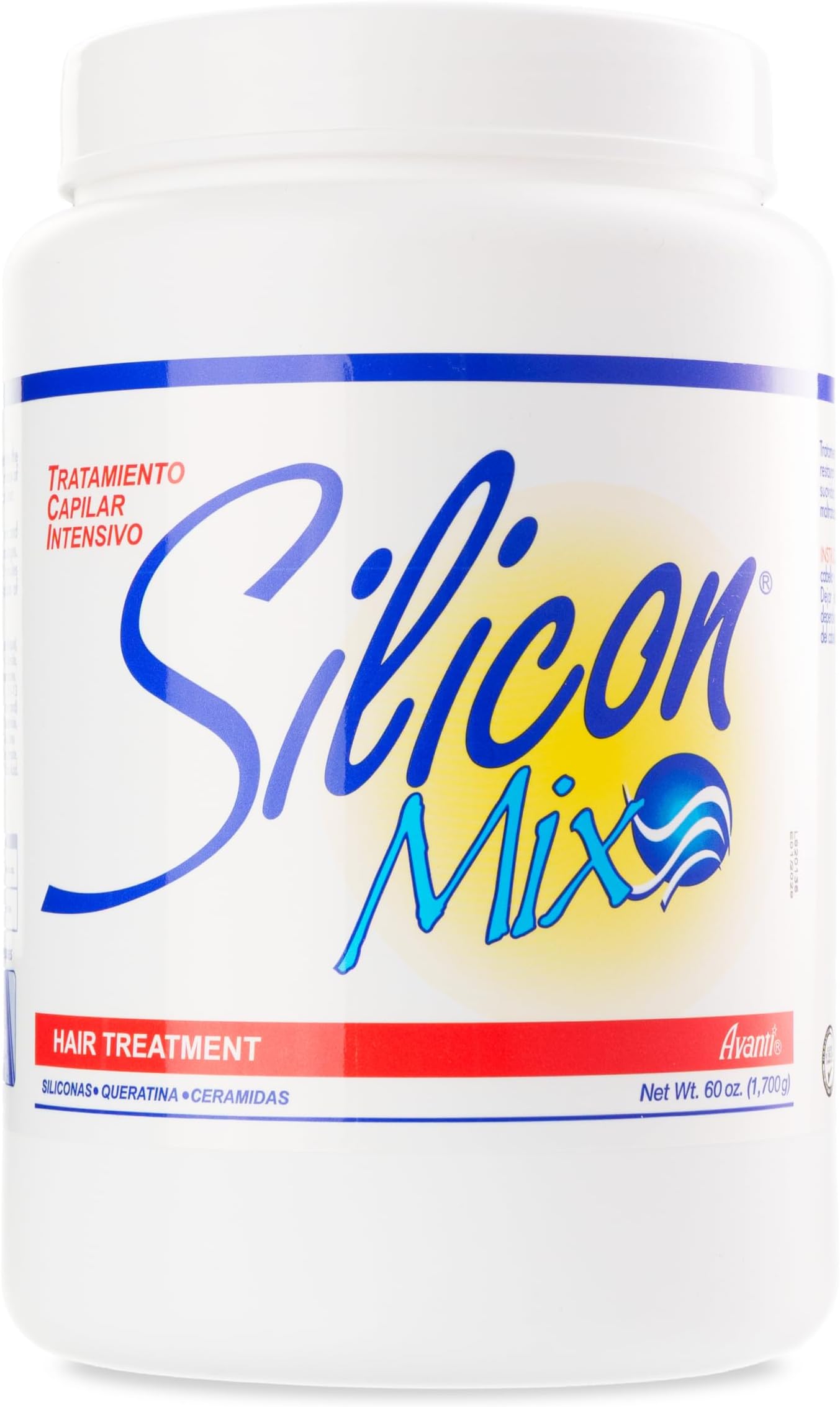 Silicon Mix Deep Conditioning Hair Mask 60 ounces – Intensive Treatment for Dry, Damaged and Brittle Hair, Moisturizing Conditioner for Women to Repair, Control Frizz, Add Shine and Softness.