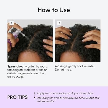 MAREE Hair Growth Spray Caffeine, Batana, Castor & Rosemary Oil for Hair Growth Products for Women & Men Hair Oils for Hair Growth Hair Thickening Spray for Roots Hair Regrowth & Scalp Care