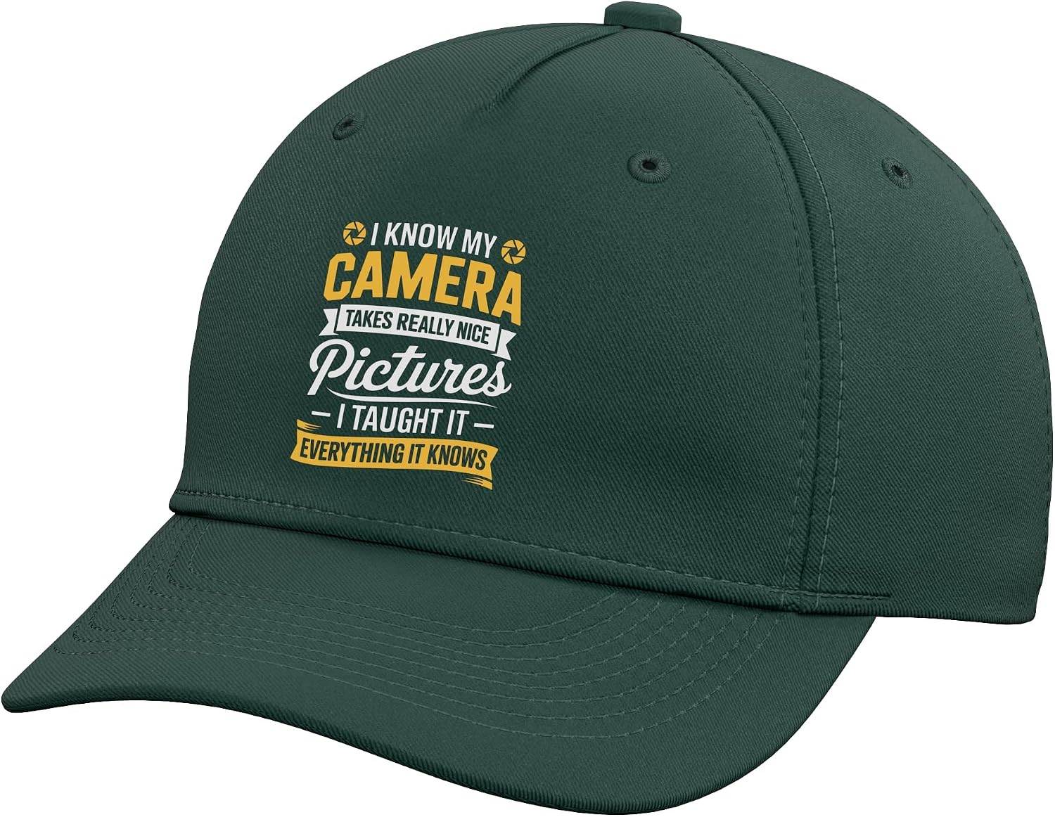 Funny Photography Art for Men Women DSLR Camera Photographer Adjustable Baseball Hat
