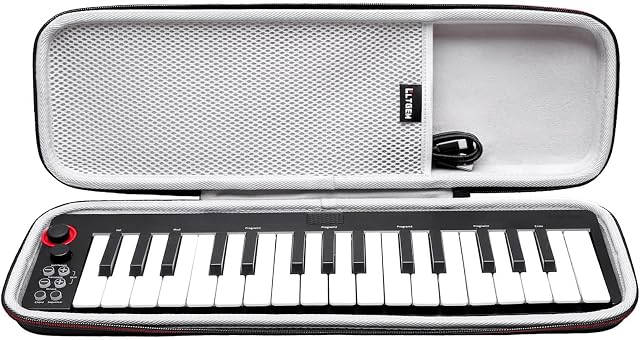 LTGEM C'est dur pour Donner N-32 MINI 32-Key USB MIDI Contrôleur de clavier - Sac de rangement de voyage