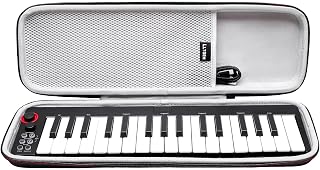 LTGEM Case for M-AUDIO Keystation Mini 32 MK3 MIDI Keyboard Controller | Hard EVA Shell, Water-Resistant, Shock Protection, Scratch-Resistant Interior, Portable Travel Storage Case Only