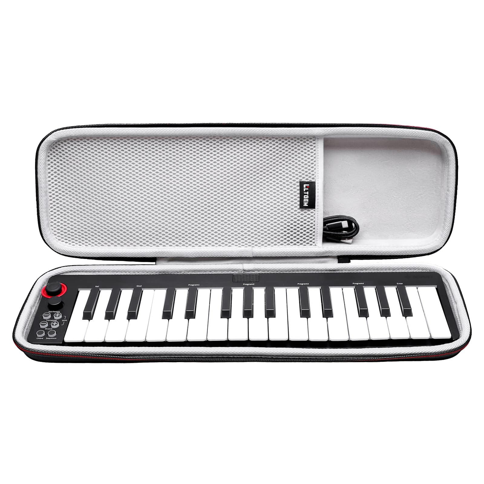 LTGEM Hard Case for Donner N-32 / M-Audio/KEYSTATION MK3 MINI 32-Key USB MIDI Keyboard Controller - Travel Carrying Storage Bag (Case Only)