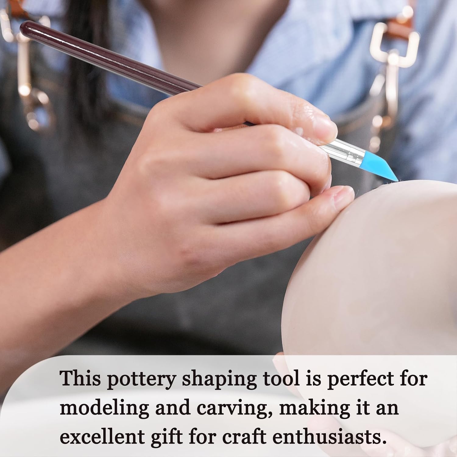10 Pieces Silicone Clay Tools for Sculpting Clay Modeling, Resin Stippling, Nail Dotting Tools for Painting