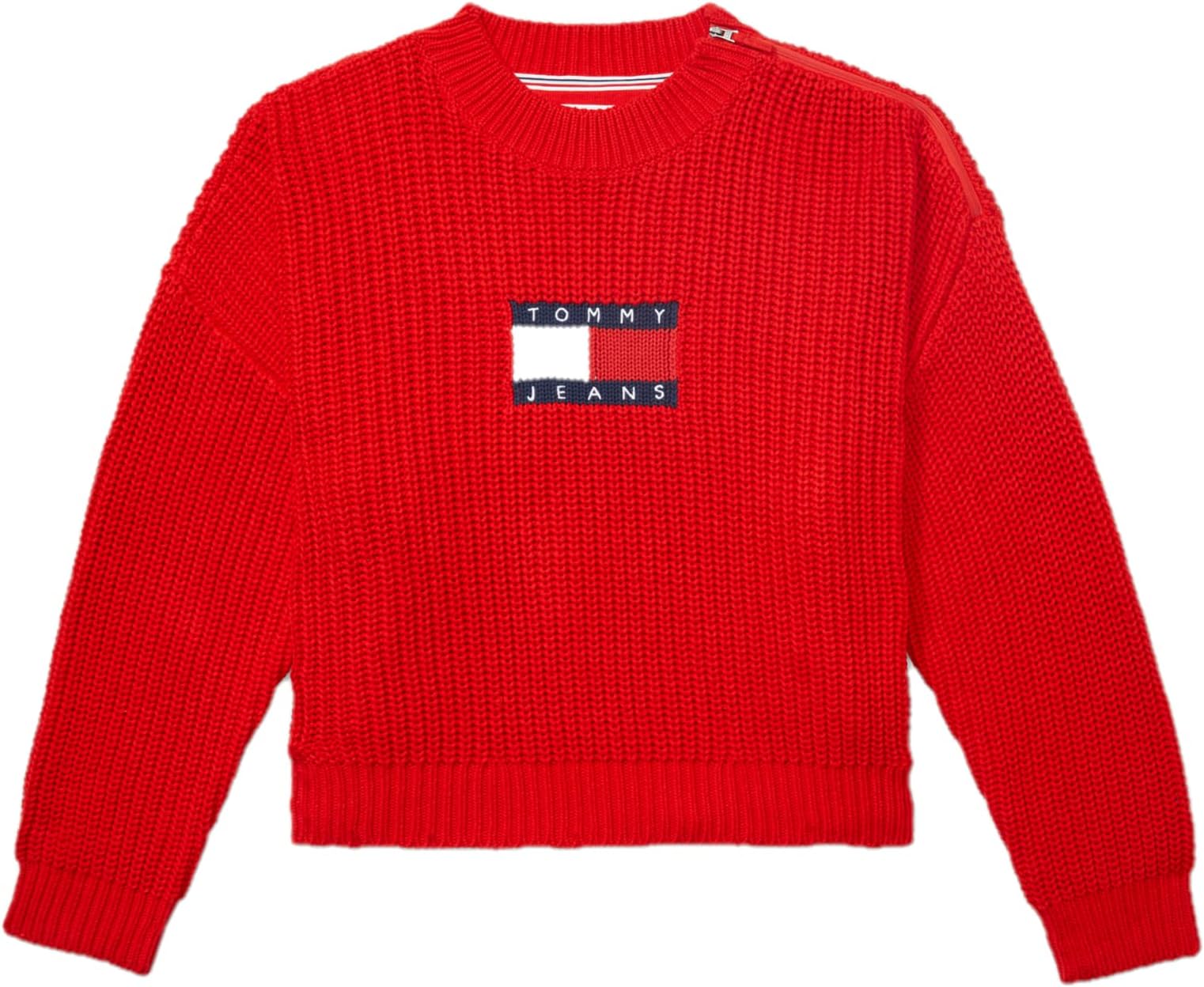 Women's Adaptive Port Access Flag Sweater with Zipper Closure