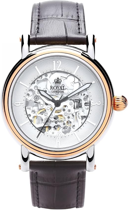 Orologio da Uomo Royal London Westminster Skeleton 41150-04 : Amazon.it:  Orologi