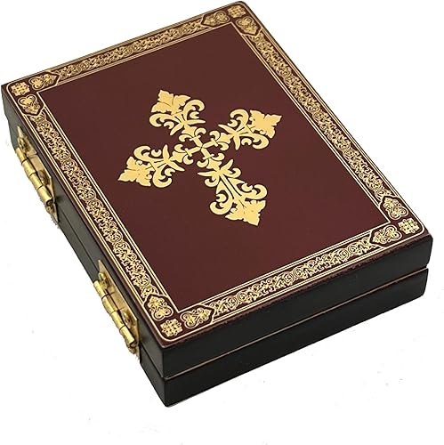 Miniatura 3 de Caja de iconos de rosario de Virgen María, para cuentas de oración, joyas, rosario, estuche de madera rusa de 5 pulgadas, Virgen de Vladimir