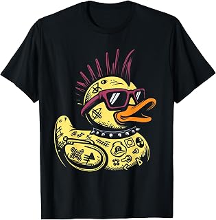 Punk Duck Duckling Punk Rocker T-Shirt