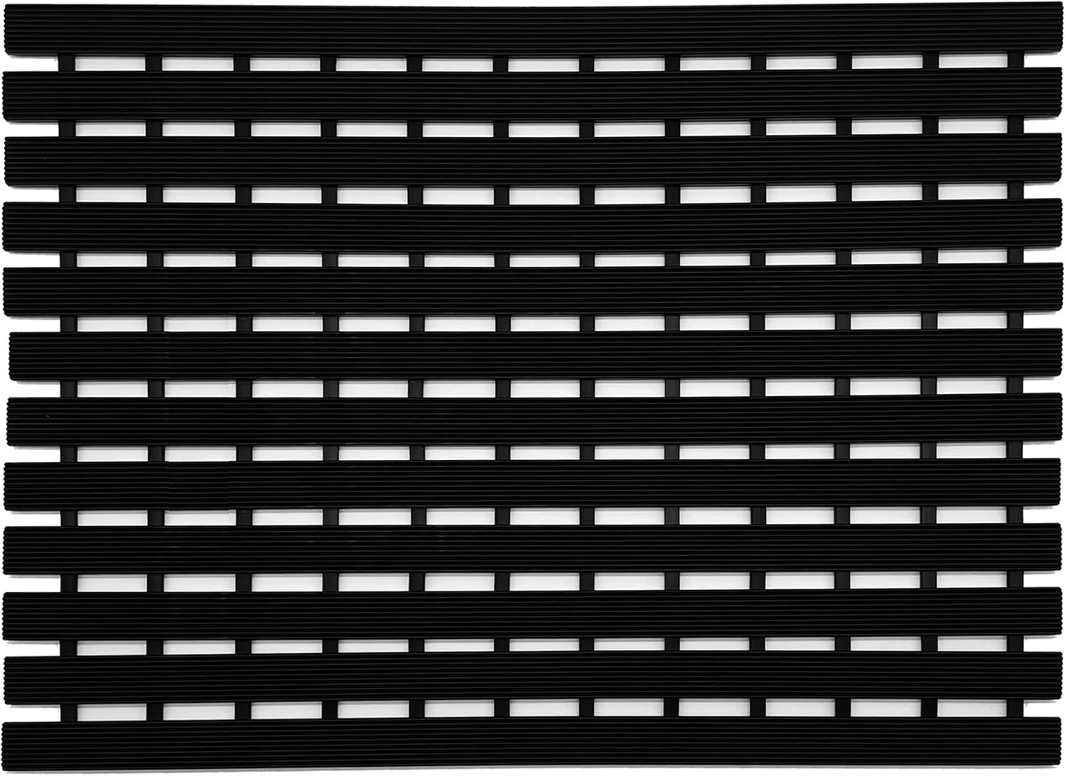 Nicoman Shower Drying Mat Non-Slip Bath Drainage Matt Slatted Duckboard Design