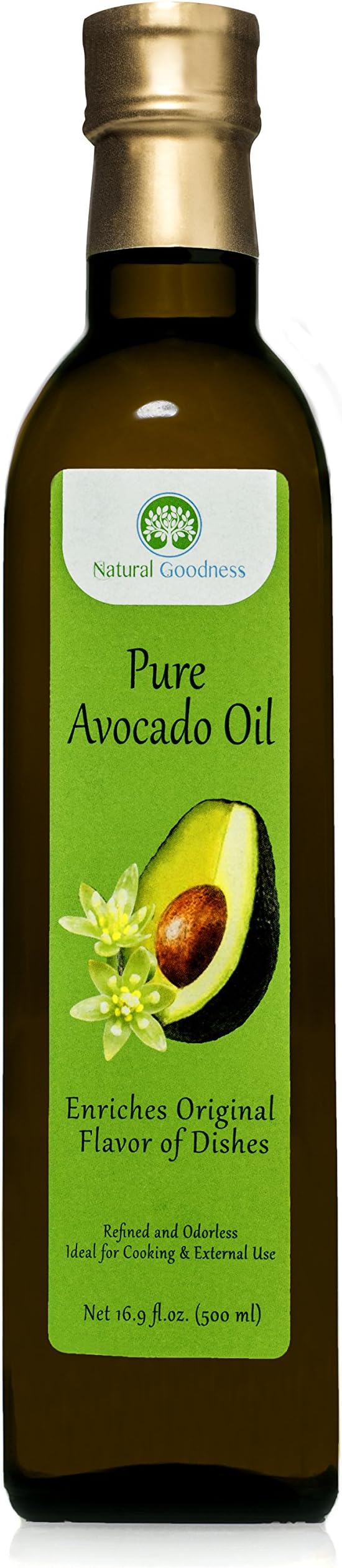 Hxeredueeef YuanKanJu Avocado Oil-500ML, 100% Pure, Gourmet Quality from The Mediterranean Region