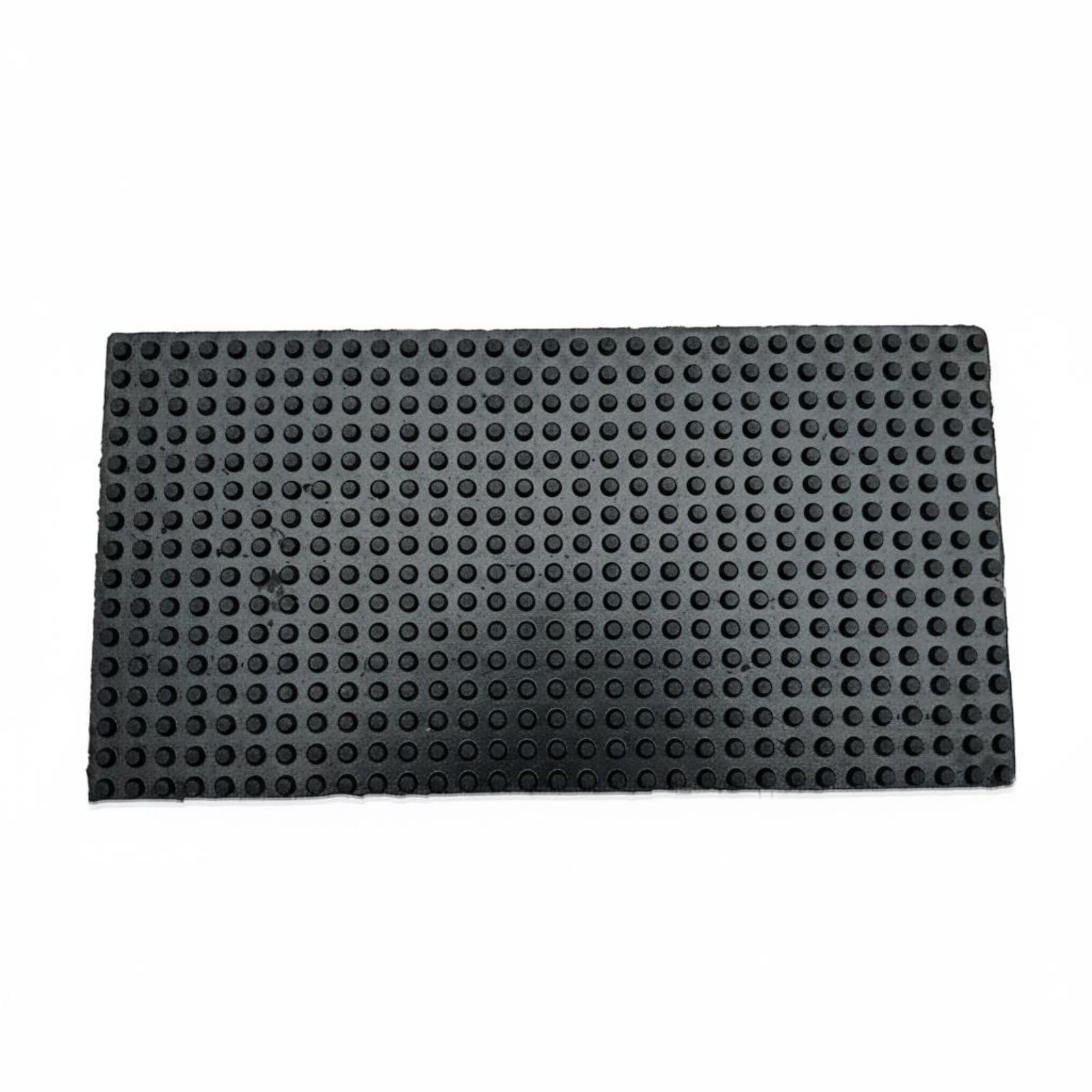 Gralara Almohadilla Antivibración Cojín Antigolpes Bloque de Goma Base Sólida Resistente a Temperatura Adecuada para Aire Acondicionado Modular Compresores , 600 400 16mm , 1 PC Partícula
