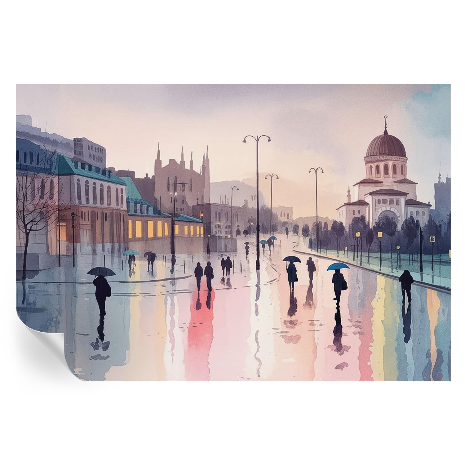 Murales para paredes de salón y vinilos decorativos grandes de 152x104 cm