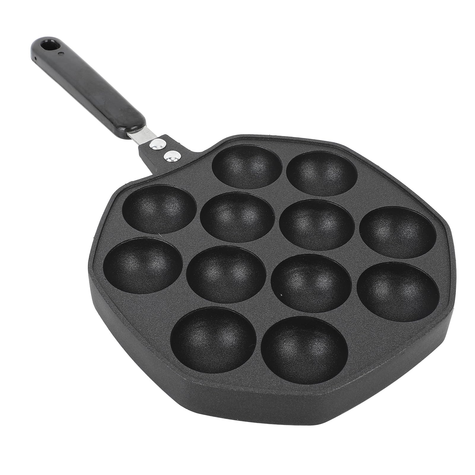 Poêle à takoyaki antiadhésive et durable pour croquettes de 34cm