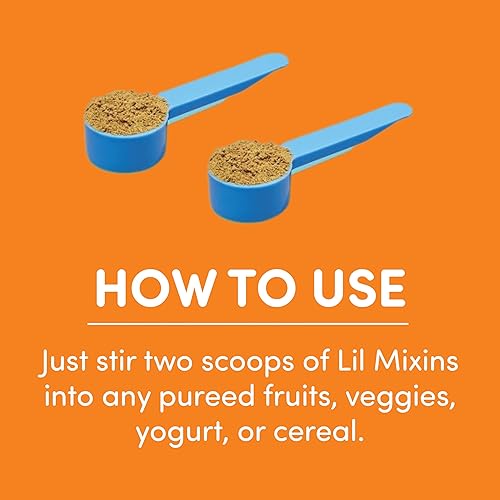 Miniatura 3 de Lil Mixins Introducción temprana de alérgenos, maní  Etapa del bebé 1-3, para edades de 4 meses a 12 meses  Tarro de 8.5 onzas, suministro de 4 meses