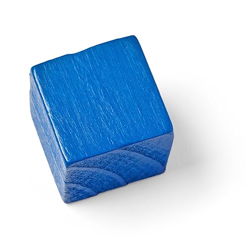 Miniatura 6 de hand2mind Bloques de madera, bloques de conteo de profesores para matemáticas, manipuladores de aula para primaria, manipuladores de cubos de