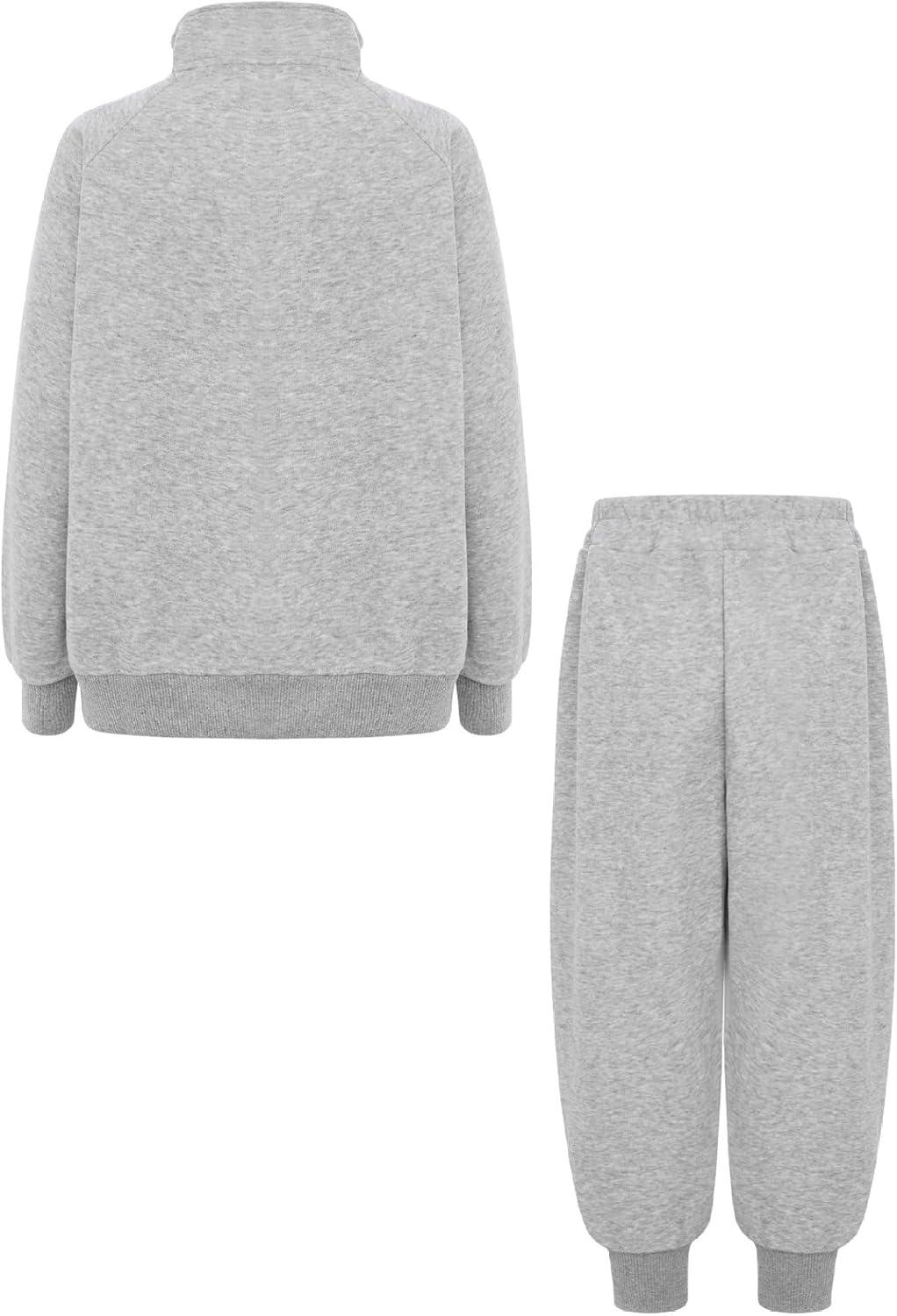 Kids Boys Tracksuits Workout Sports Outfit 2 Pcs Cotton Zipper Jacket And Active Pants Set