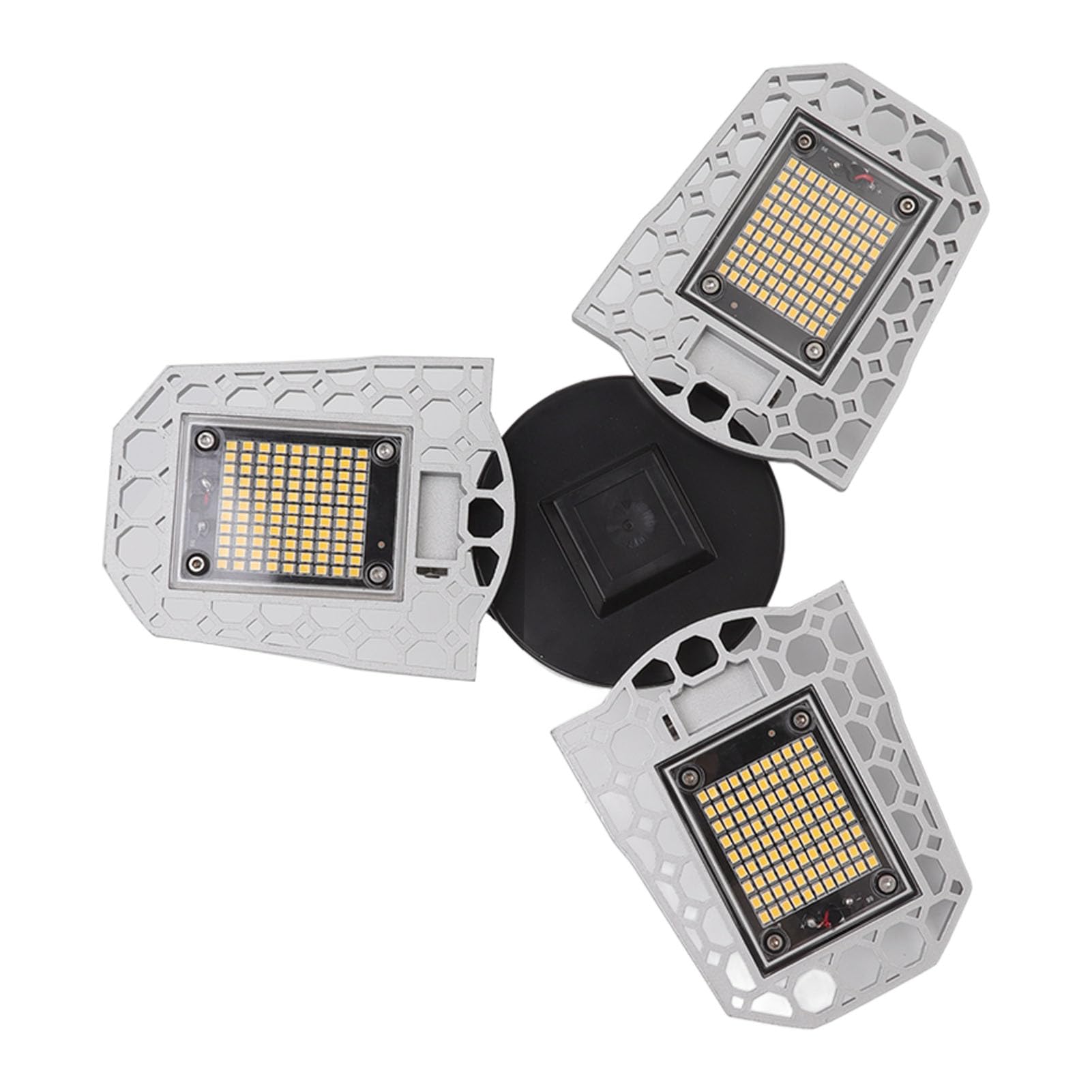 LED coltivazione Luce ad alte prestazioni Spettro completo 297 LED pieghevoli tre foglie pianta interna Crescita luce per succulenta serra 100-277 V ABS ABS E27 E26 Testa lampada