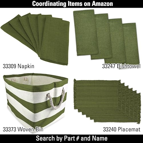 Vista 116 de DII - Colección de mesa jaspeado, camino de mesa, 13x72, rojo tango Tango Rojo